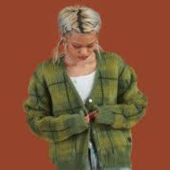 UNIF TY CARDIGAN Color: Multi Green Size - XS - Picture 1 of 13